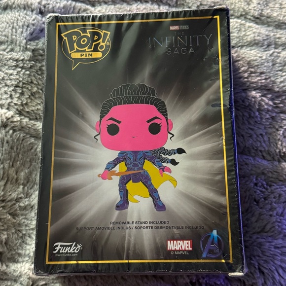 Funko Pop! Pin of Valkyrie from The Infinity Saga SE Target Exclusive - Picture 2 of 3